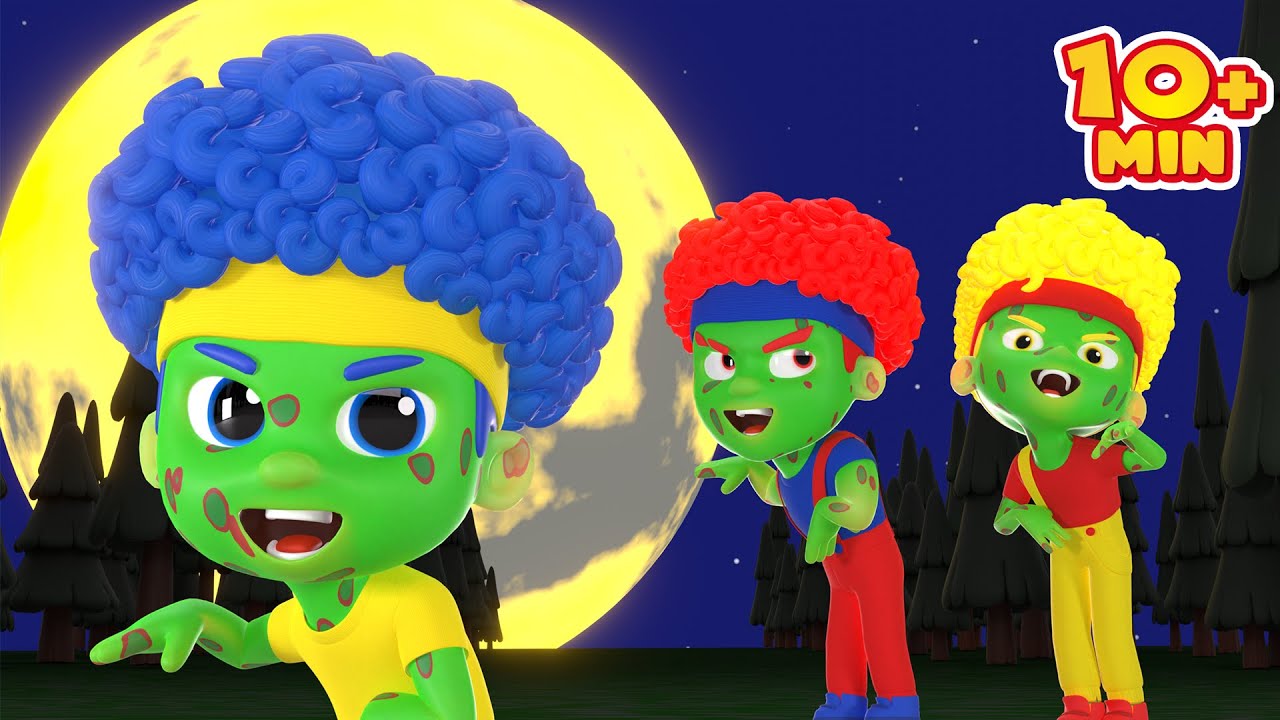 Zombie Dance with New DB Heroes  MORE D Billions Kids Songs