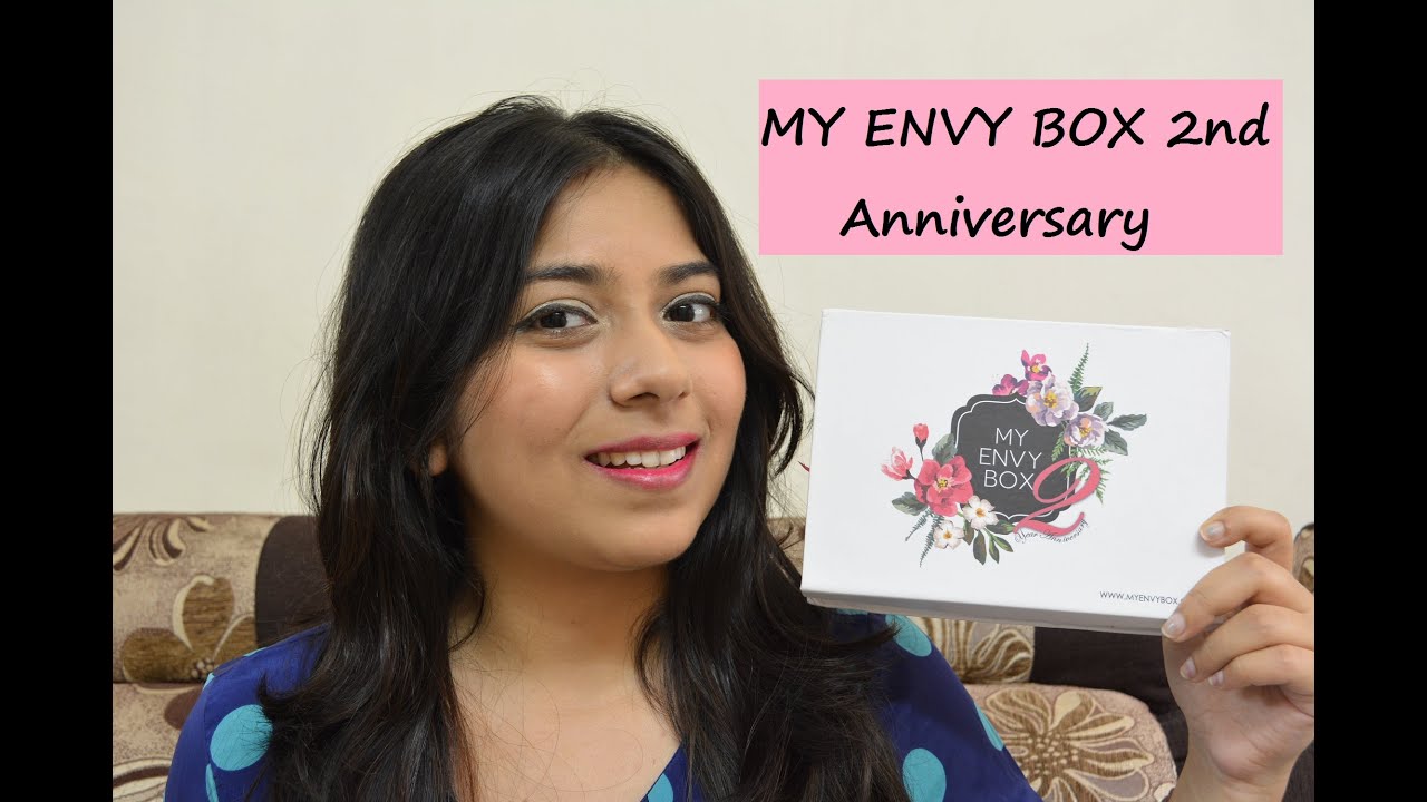 Unboxing: October 2015 2nd Anniversary My Envy Box | Bhumika Thakkar