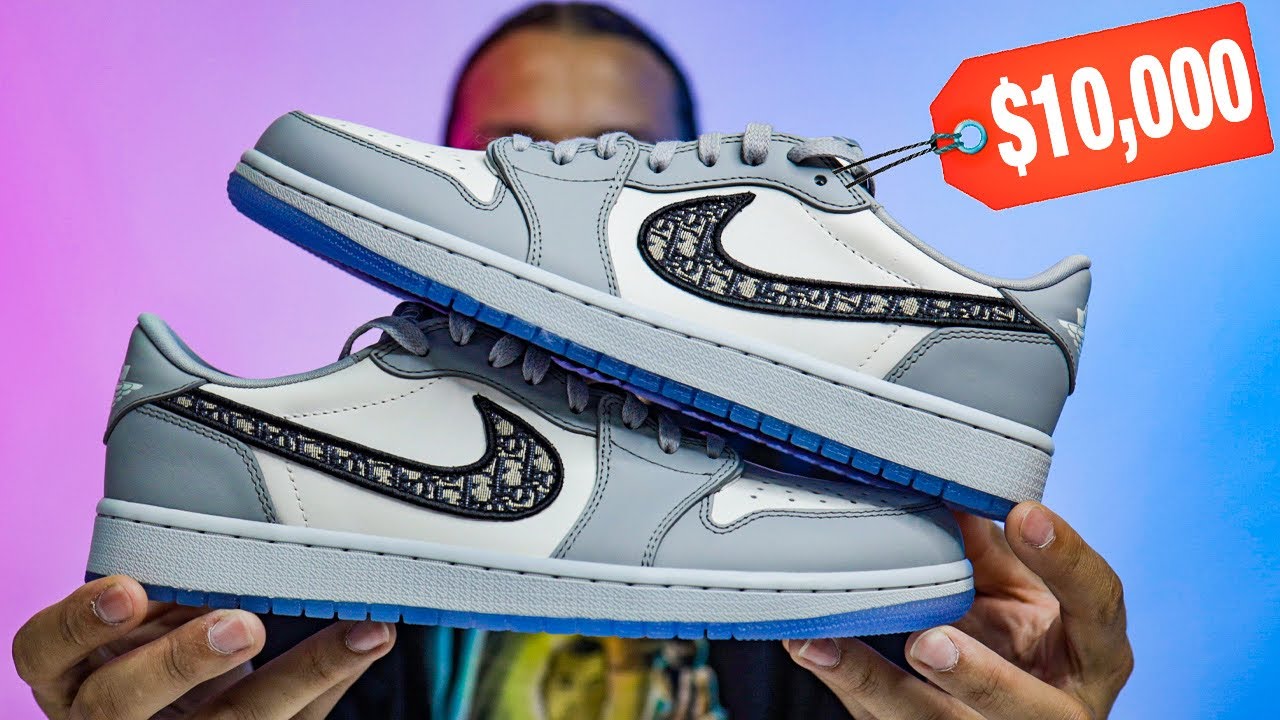 Giày Nike Jordan 1 Low X Dior Grey Replica 11 Bảo Hành Trọn Đời  GOO  STORE