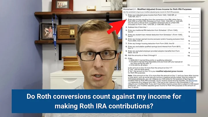 Do Roth conversions affect my ability to make Roth IRA contributions?