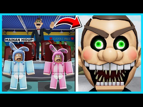 MIPAN & ZUZUZU Di Kejar Mainan Hidup Bernama Mr Funny's Di Toko Mainan Horror! - Roblox Roleplay