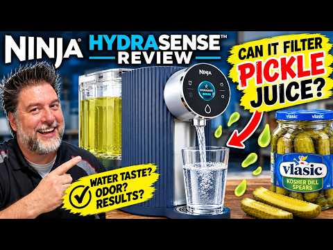 Ninja Hydrasense Review | Can It REALLY Filter Pickle Juice? 🥒💧