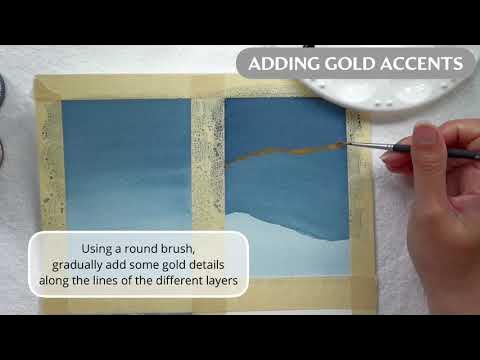 4 Calligraphy Blend Techniques Using Ecoline Brush Pens 