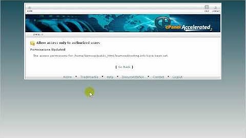 Password Protecting a Folder in cPanel