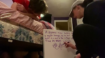 Volume of a hexagonal pyramid