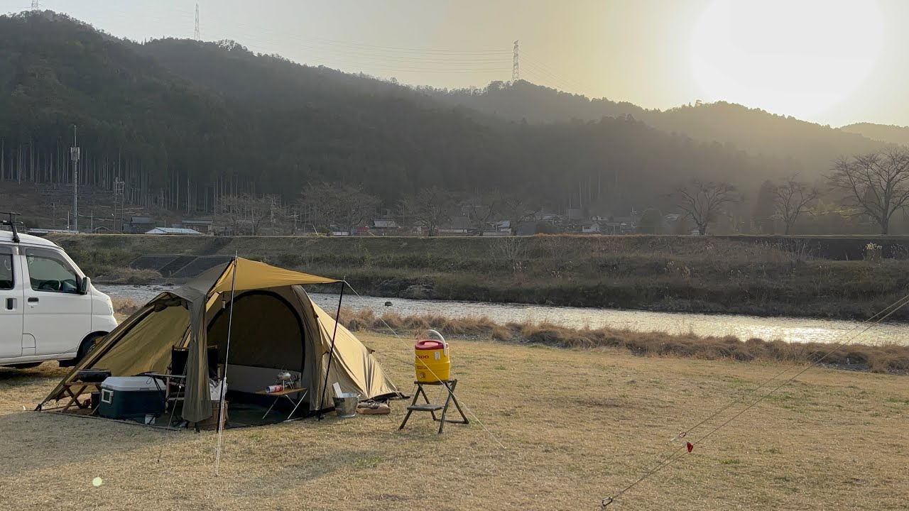 The rain man's choice tent | Maehiro Dome Duo DAYTONA neGla - YouTube