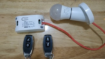 Công tắc điều khiển đèn từ xa 2 in 1 Wifi + RF433 Smart Switch