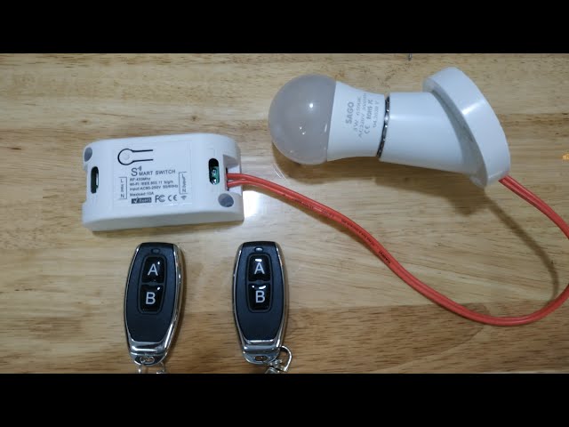 Công tắc điều khiển đèn từ xa 2 in 1 Wifi + RF433 Smart Switch