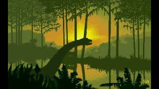 Dinosaur demo - Fantavision - Amiga