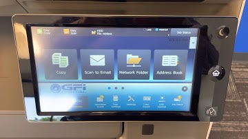 Sharp Copier Initial Setup - GAT