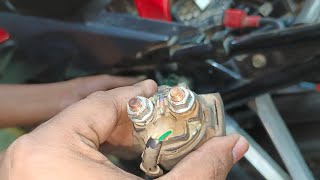 Honda Cbr 2018 Model Starter Relay Problem Changed Solved 2024