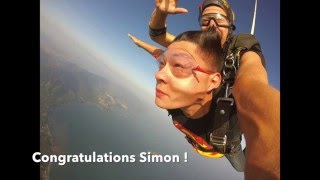 Simon 1st Skydiving Experience