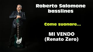 Vignette de la vidéo "Tutorial "MI VENDO" (Renato Zero) - bassline by Roberto Salomone"