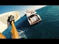 Yacht kiteboarding  pov style