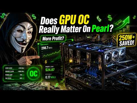 Pearl GPU Overclock Test: Does OC Increase Mining Profit?