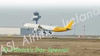 ☘️ ST. PATRICK&#39;S DAY SPECIAL ☘️ // The Planes of ASL Airlines Ireland at Leipzig/Halle Airport