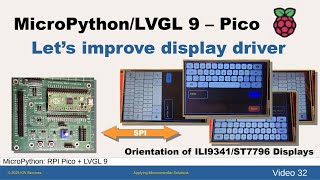 Raspberry Pi Pico - MicroPython LVGL - Let's improve display driver for orientation