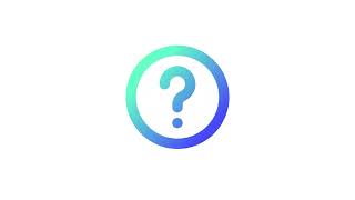 Animated question gradient ui icon
