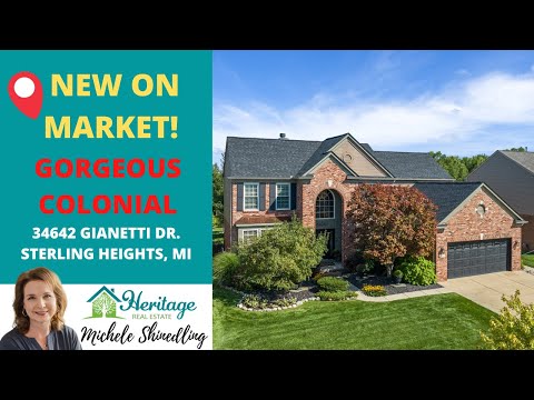 34642 Giannetti Dr., Sterling Heights, MI home video tour