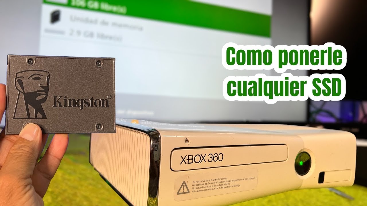 Xbox 360 / Cómo le puede poner cualquier SSD HDD? -excepto NVMe -