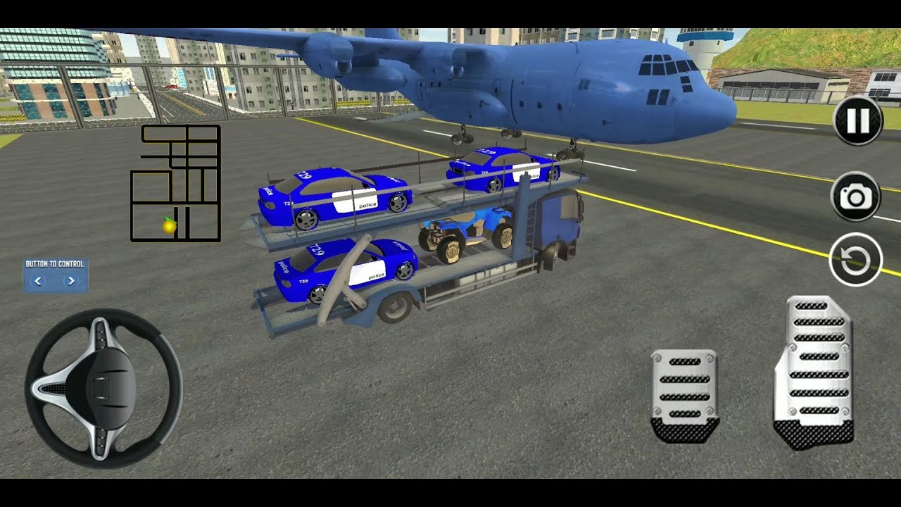 US Police Hummer Car Quad Bike Police - Driving Simulator - Best Android Gameplay