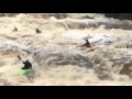 Kayakers take advantage of storm desmond flooding storyful weather