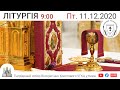 Літургія за всяке прошення. Пт. 11.12.2020 | Патріарший собор наживо