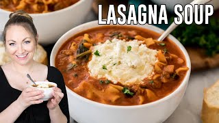 How to Make Lasagna Soup