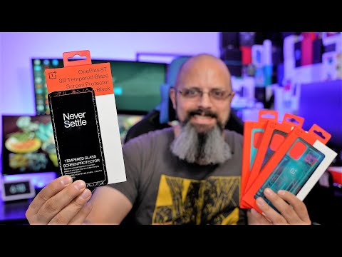 Official OnePlus 8T 3D Glass Screen Protector Installation Review & All Official Cases ($10offer)