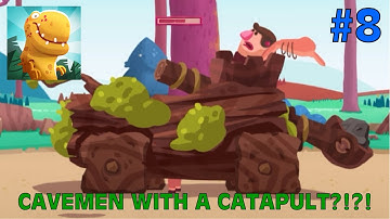 CAVEMEN WITH A CATAPULT?!?! - Dino Bash - EP 8