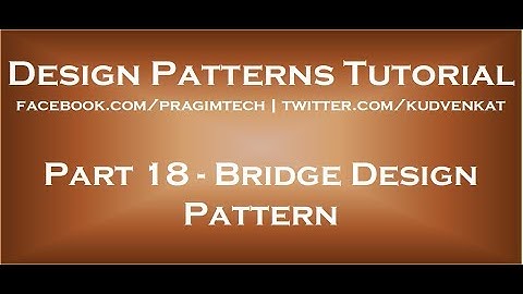 Bridge Design Pattern