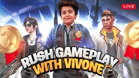 BGMI Rush Gameplay❤️Later Valorant Grind | Stream458 VIVONE LIVE