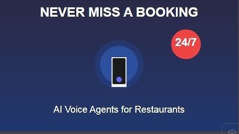 🔥 Restaurant Owners: Transform Your Booking System with AI Voice Agents! 🔥