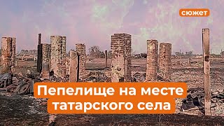 Как дотла выгорело татарское село на сотни домов. Трагедия в Курганской области