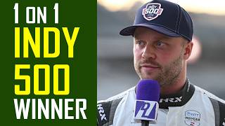 Indy 500 Winner Felix Rosenqvist on Winning the Closest Indy 500 in History