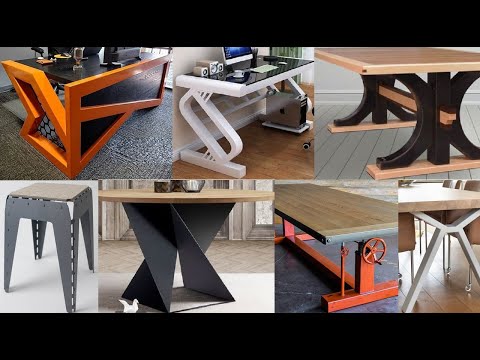 Custom table ideas with metal legs (metal base) #2 / meta legged custom table ideas #2