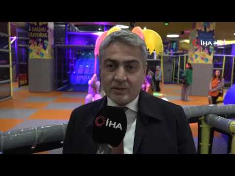 Oyun parkına getirilen depremzede çocuklar, gönüllerince eğlendi