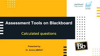 Calculated question on blackboard