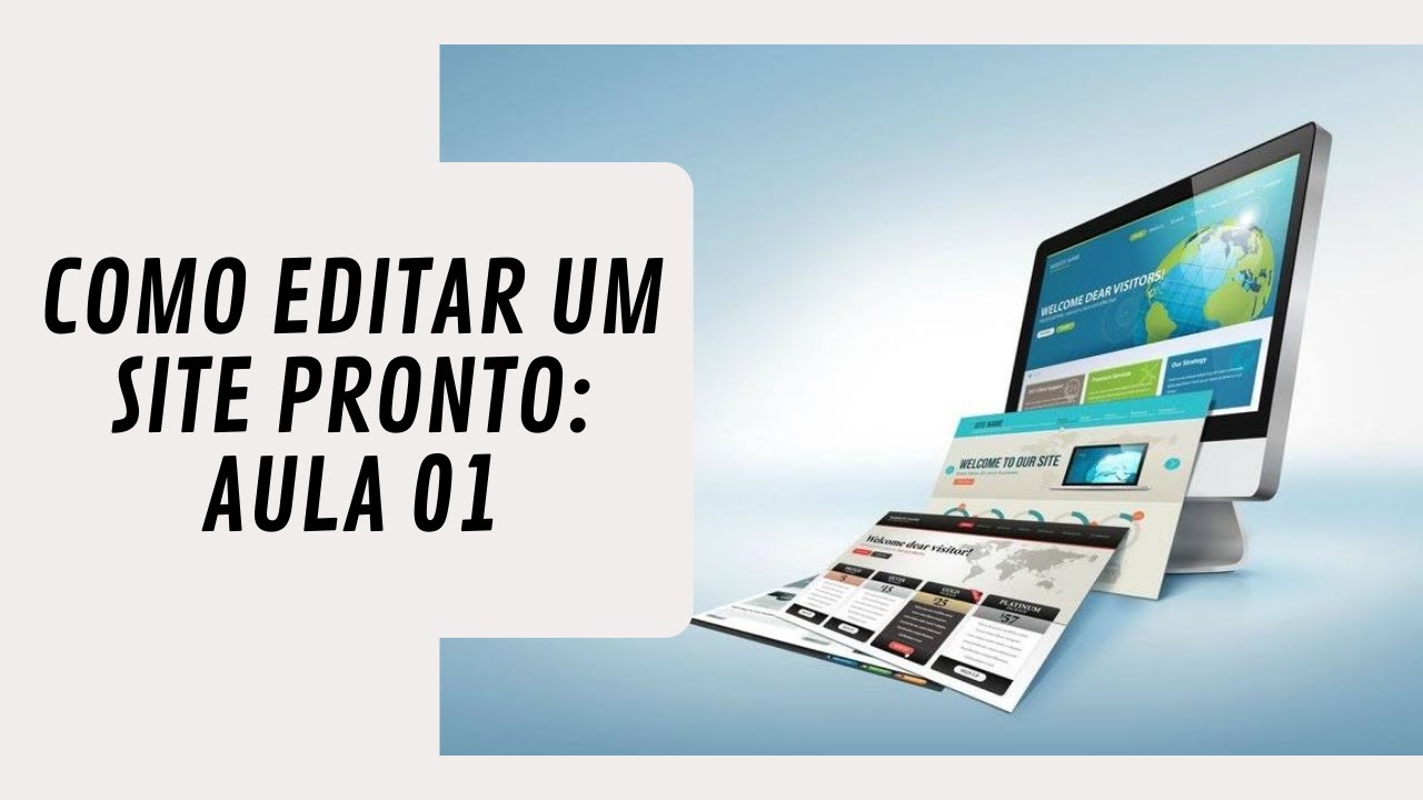 Como editar site pronto em HTML - Aula 01
