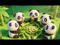 5 Little Pandas Bamboo Feast Version 🐼🎋🎶 | Kids Counting Song | Fun Animal Learning Music