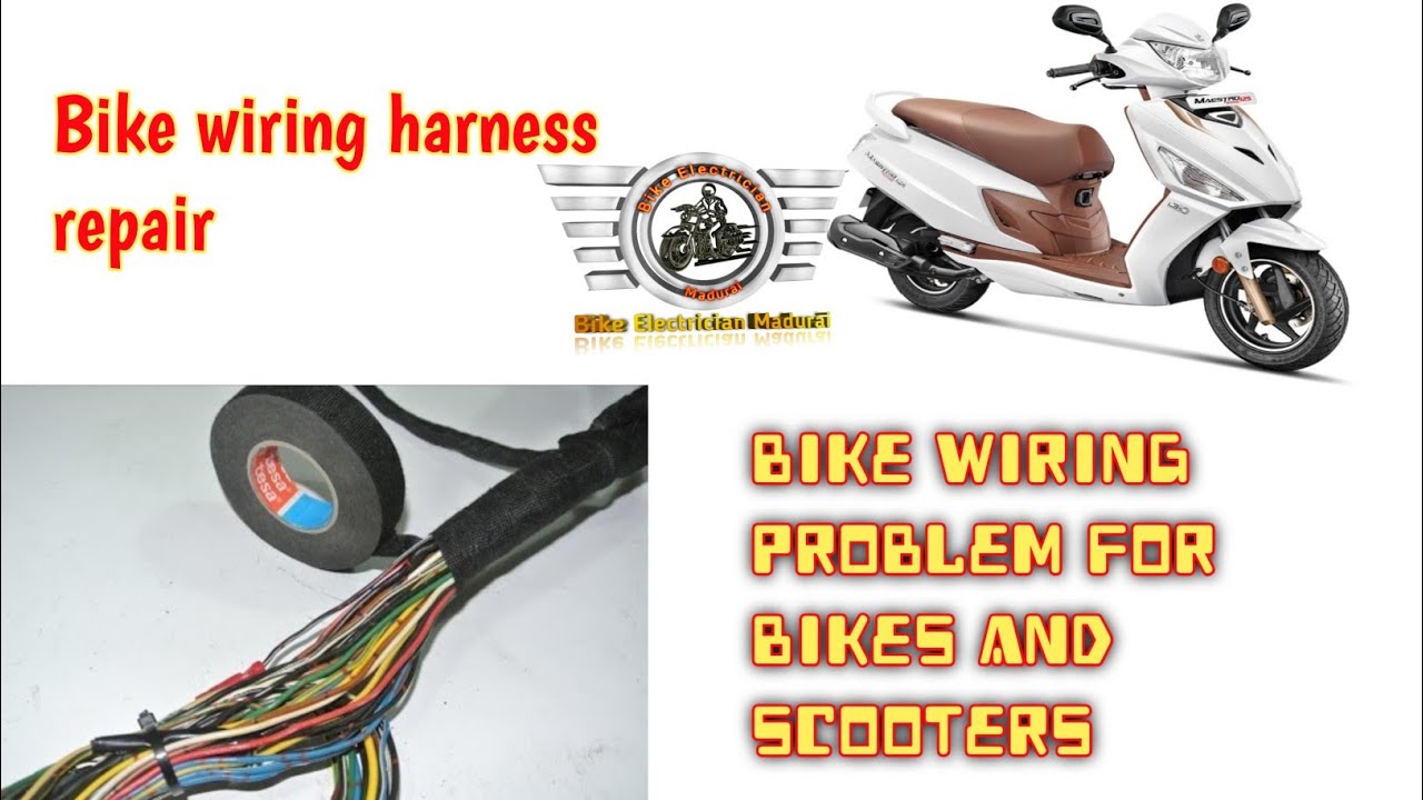 wiring harness repair for bikes and scooters | bike wiring problem