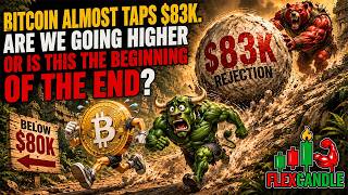 Bitcoin REJECTED Near $83K 🚨 Is This The Start Of The Pullback Before $85K? EP. 359 #Bitcoin #BTC