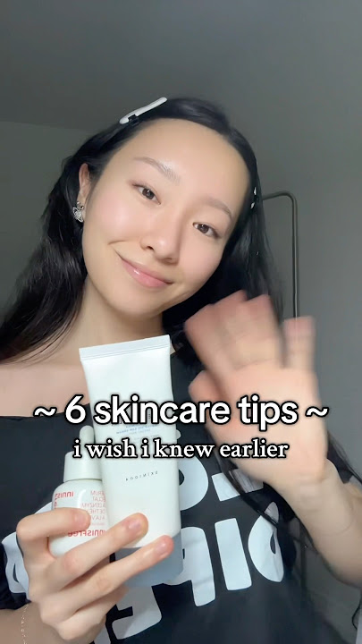 my skincare routine/ 6 skincare tips i wish i knew earlier !!! #skincare #skincareroutine #acne
