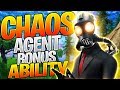 Does The CHAOS AGENT Skin Have A Bonus Ability In Fortnite?! (Chaos Agent Mythbusters)