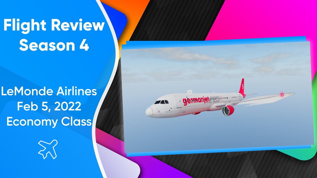 FR: S4 - Episode #26 | LeMonde Airlines  - Economy - Munich International Airport | Roblox