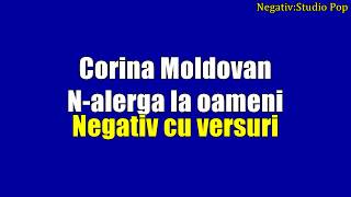 N-alerga la oameni  - negativ cu versuri  - Corina M