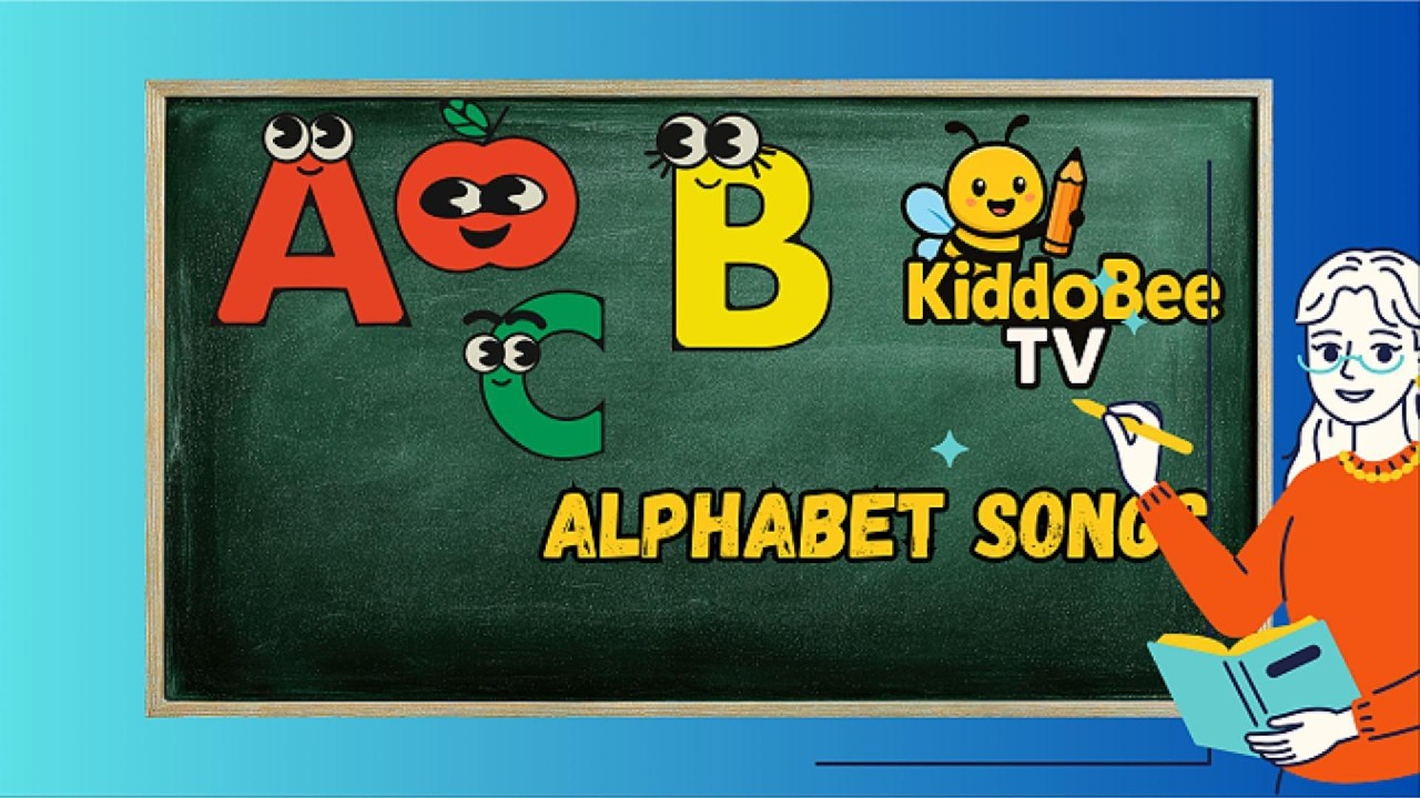 KiddoBee Tv - Песня о фонетике со словами, эпизод 115 - A для Apple - Песни об алфавите ABC