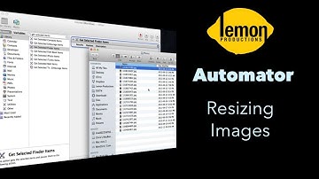Automator - Basics 102 Resizing Images
