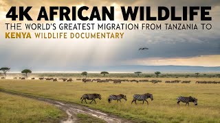 4K African Wildlife: The World's Greatest Migration from Tanzania to Kenya | Wildlife Documentary
