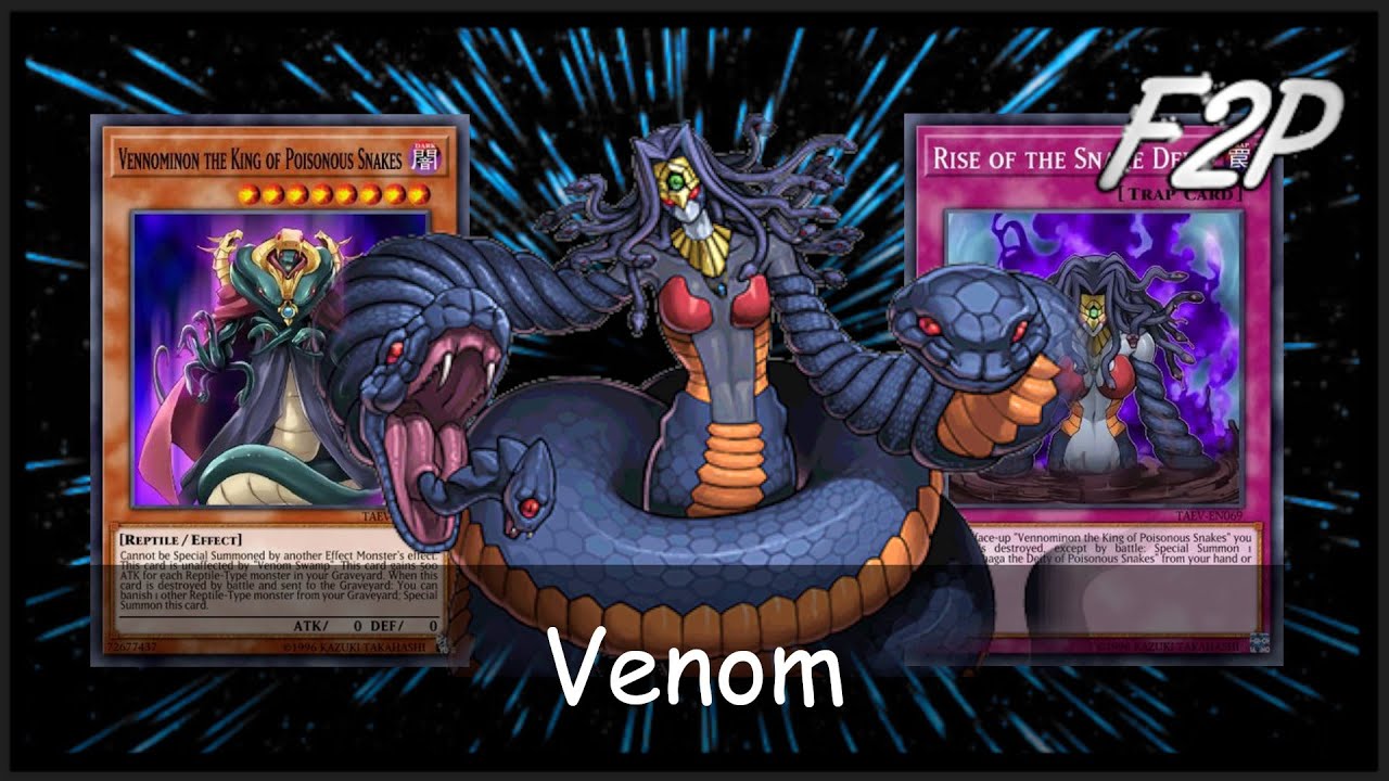 F2P VENNOMINAGA The Ultimate Venom Deck [YuGiOh! Duel Links] YouTube